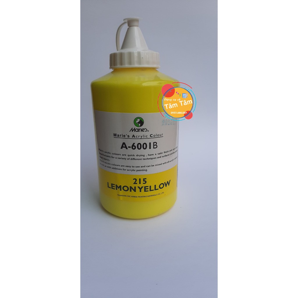 [ TÂM TÂM ]-Màu acrylic Maries bình bóp 1000ml, acrylic Marie's bình vòi 1 lit