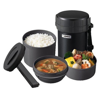 Hộp Cơm Giữ Nhiệt Zojirushi ZOCM-SL-XD20-BA - 3 Ngăn - 1470Ml - Hộp giấy bám bẩn, xấu