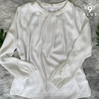 Áo lụa satin nữ 9Plus/ áo somi nữ