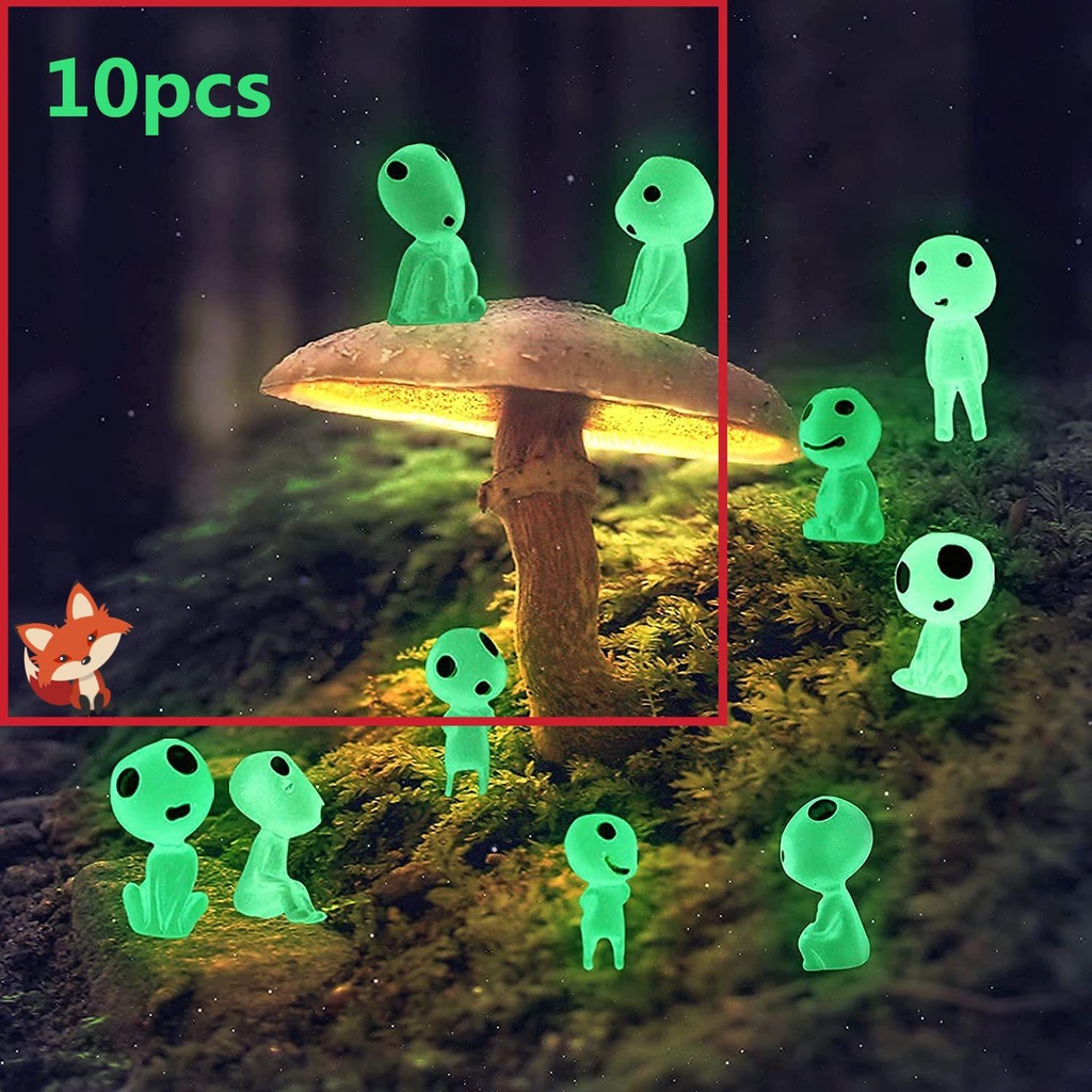 10 mô hình con ma phát sáng trang trí sân vườn xinh xắn