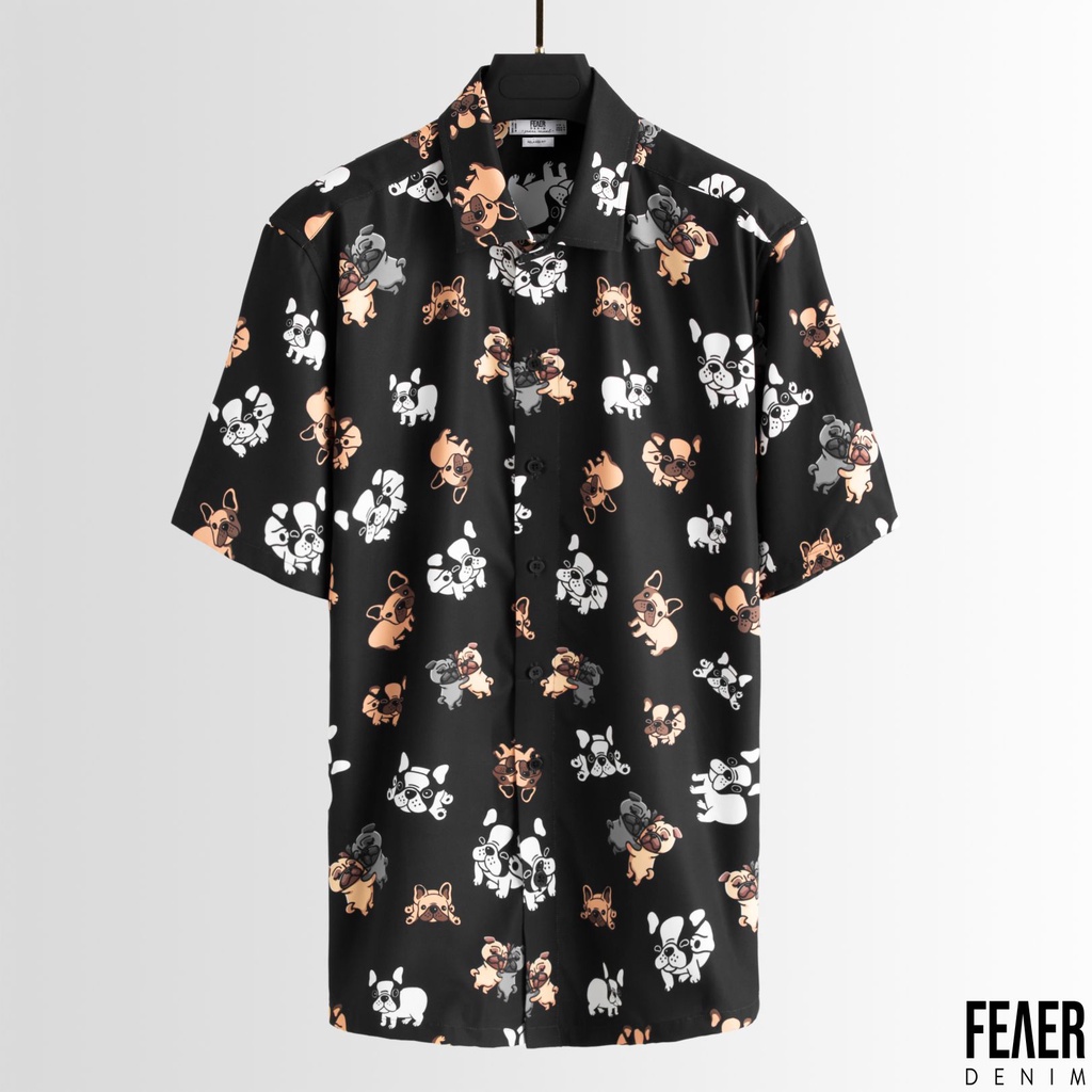 Áo sơ mi FEAER DENIM chất thoáng khi nhẹ nhàng thoải mái vải lụa BULL DOGS