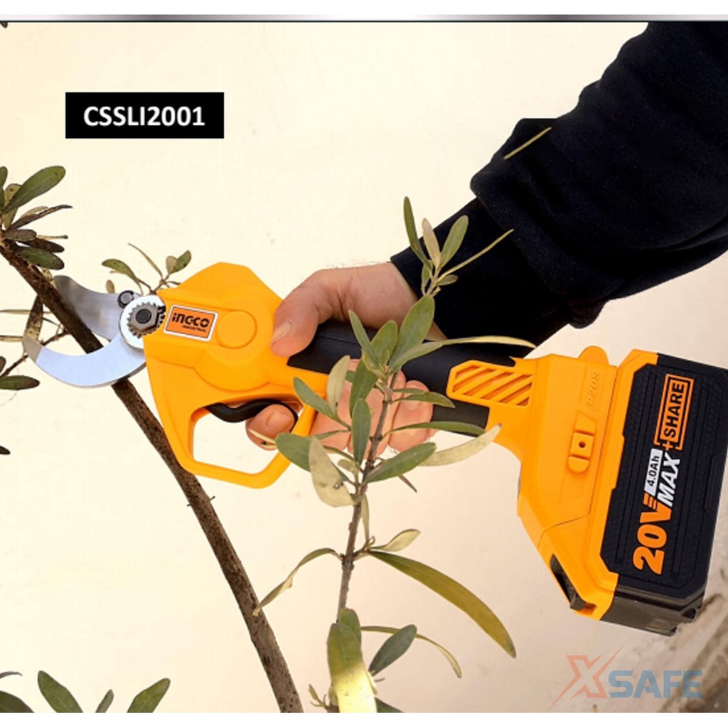 Máy cắt cành dùng pin 20V CSSLI2001 Máy tỉa cành mô tơ không chổi than, đường kính cắt 20mm/30mm, không kèm theo pin sac