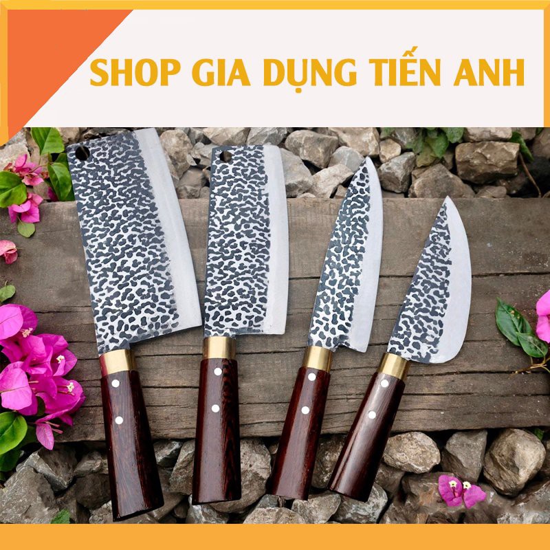 [ SALE SỐC] ComBo Bộ dao 4 món hàng chuẩn Nhíp ô tô ( ảnh thật 100%)