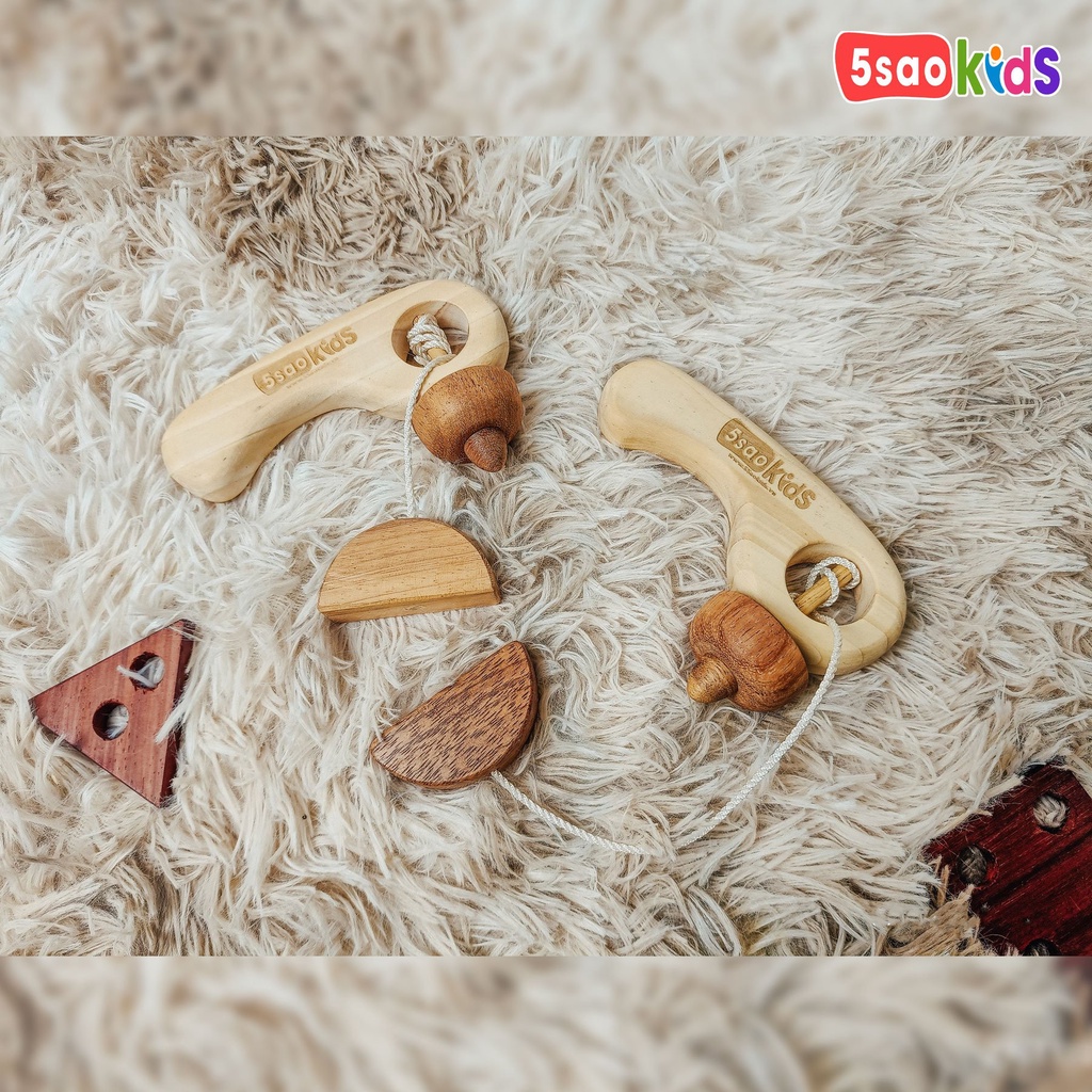 Đồ chơi con quay gỗ - đồ chơi 5saokids
