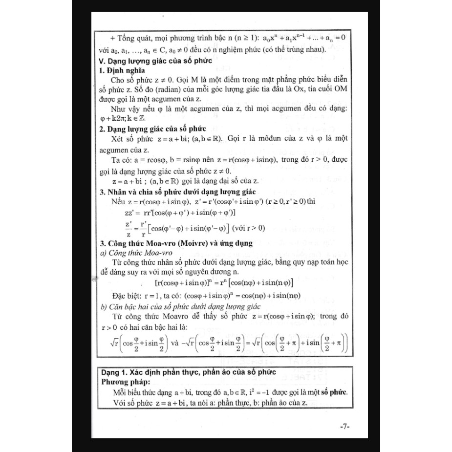 Sách - Sử Dụng Máy Tính Cầm Tay Để Giải Toán Số Phức