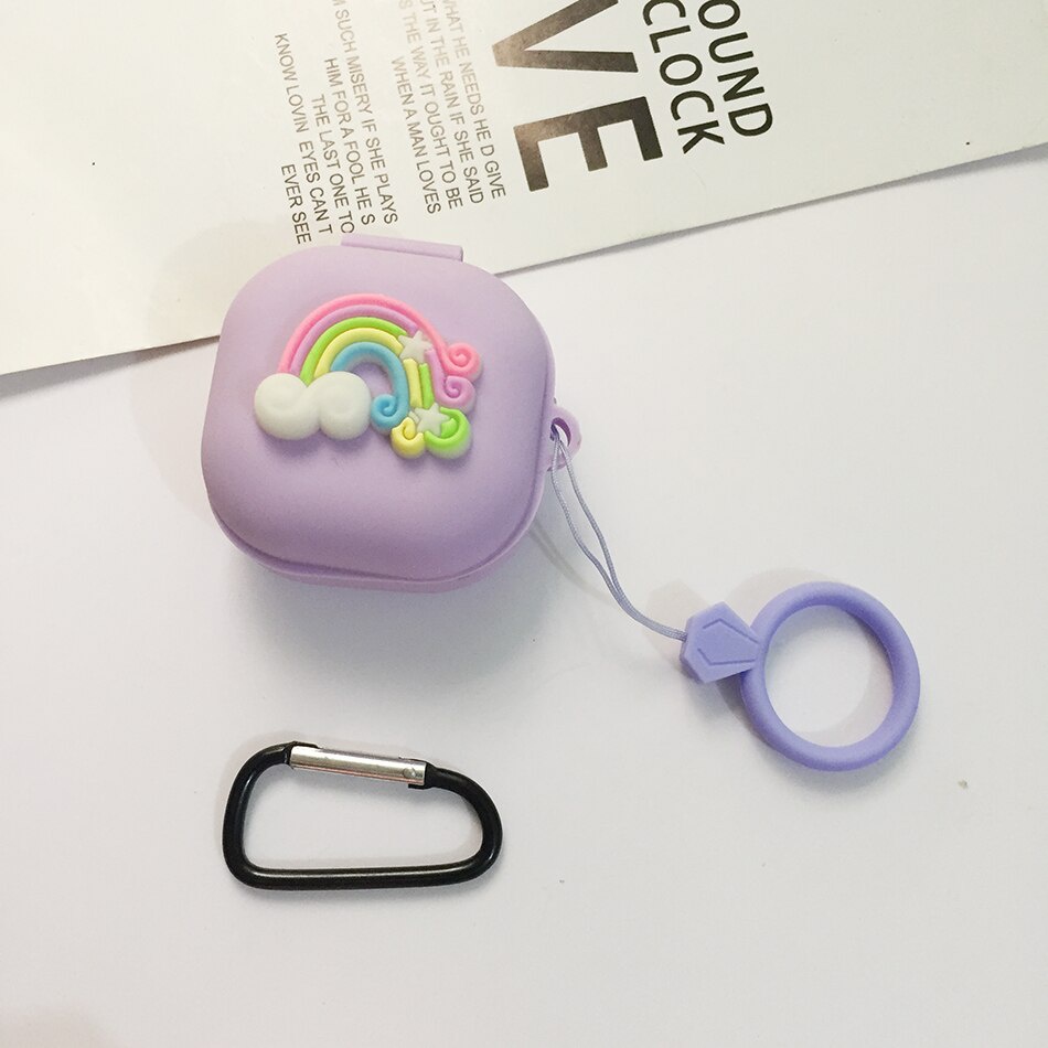 Dễ Thương Vỏ Bảo Vệ Hộp Sạc Tai Nghe bluetooth Không Dây samsung galaxy buds 2 / buds live / buds fe / buds pro / buds2 pro