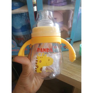 BÌNH PANDA 2 chức năng 270ml (uống sữa + uống nước) tặng kèm 1 núm