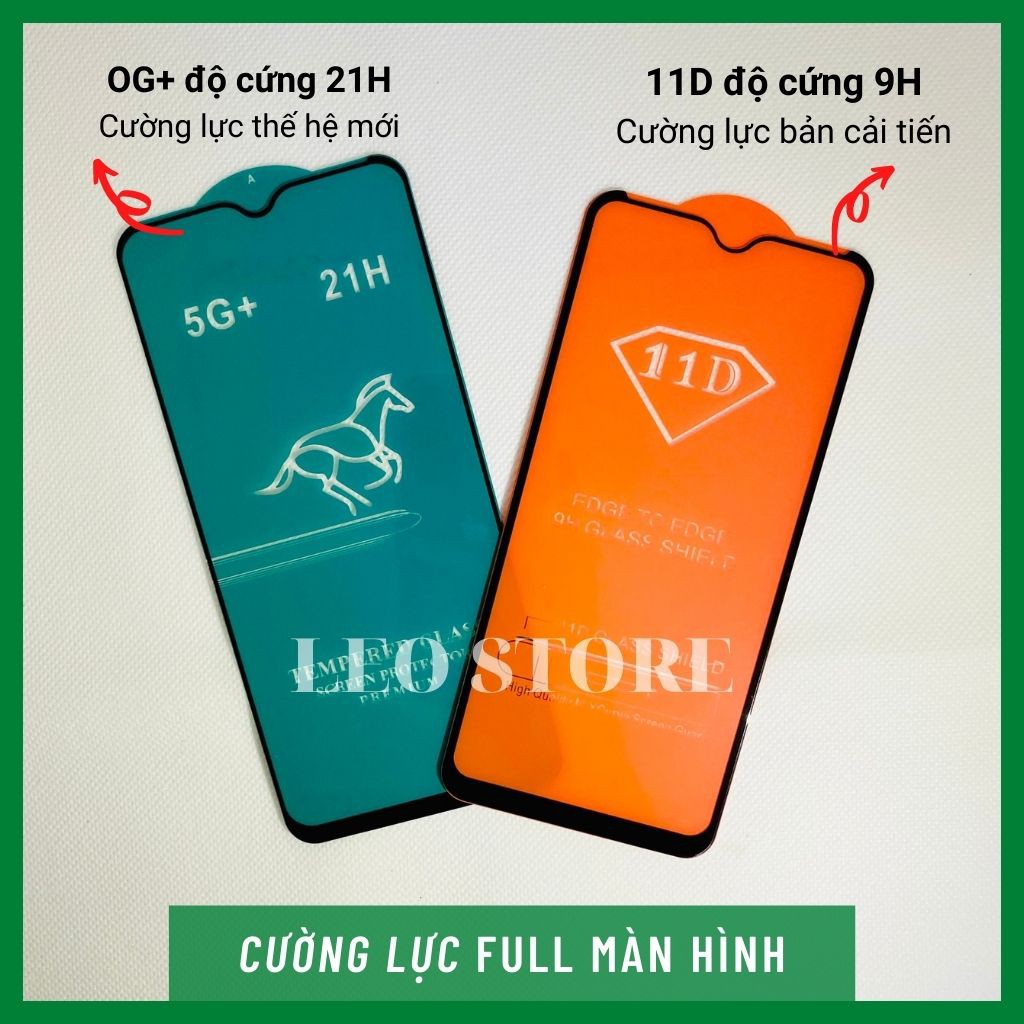 Kính Cường Lực Xiaomi Redmi Note 7/ Note 7 Pro - Full màn hình 11D và Trong suốt - Độ cứng 9H [LEO STORE]