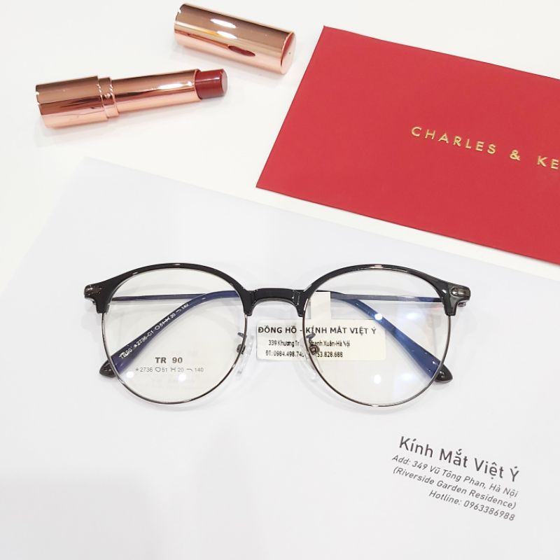 Gọng kính cận tròn kim loại thời trang nữ 2736 nhiều màu | BigBuy360 - bigbuy360.vn