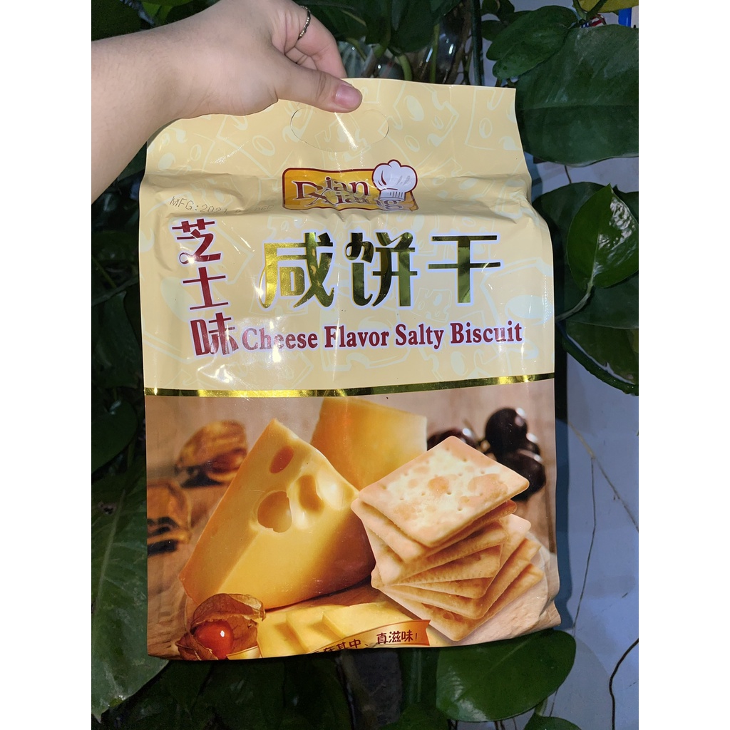 Bánh Quy Ăn Kiêng DianXiang Phô Mai Cheese Flavor Salty (Gói 408g) | BigBuy360 - bigbuy360.vn