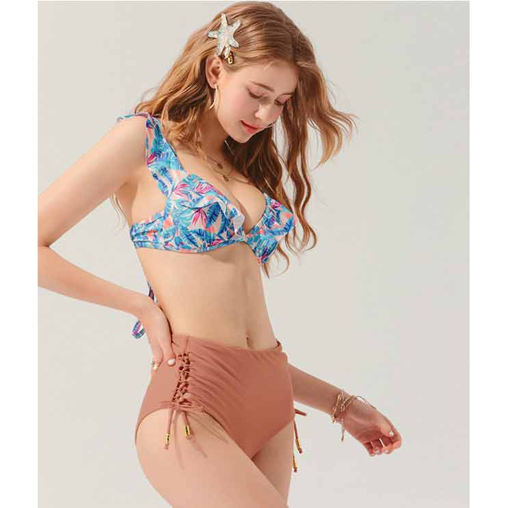 [Mã WABRM50 giảm 15% đơn 99k] Quần bikini trơn lưng cao đan dây hông nữ Air Space 2020110004 | BigBuy360 - bigbuy360.vn