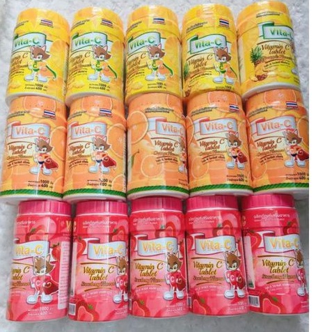 Kẹo Vitamin C Tablet Thái Lan Hũ 1000 Viên