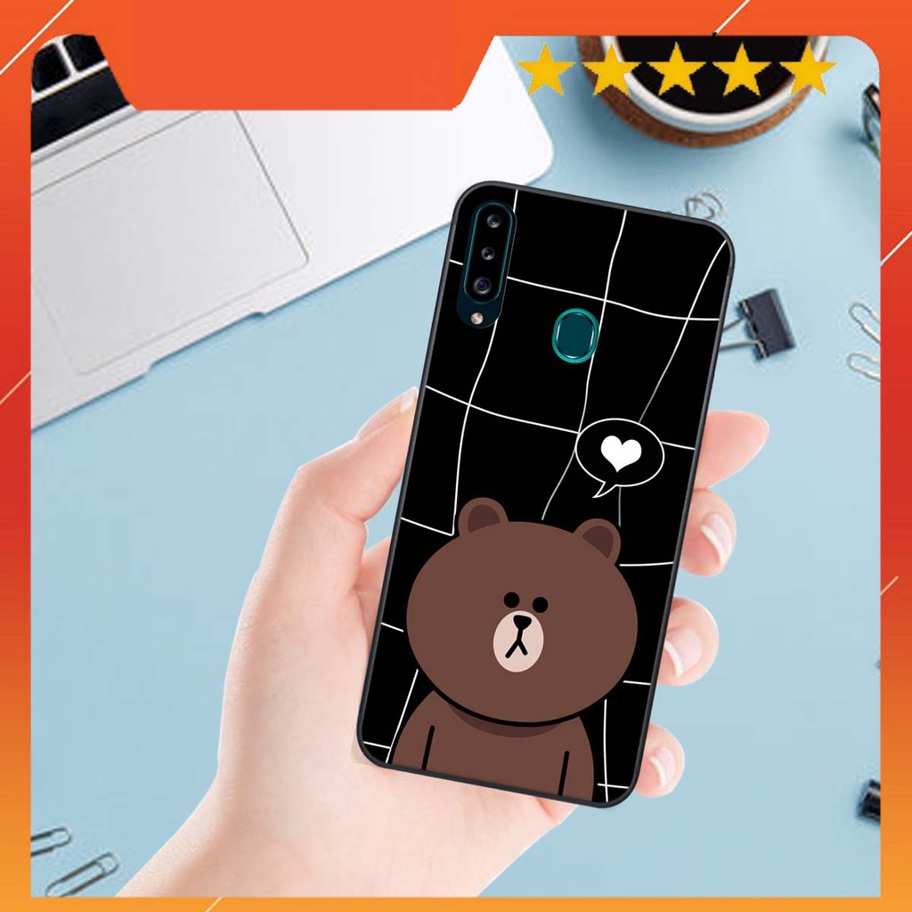 Ốp lưng Samsung A20S in hình khủng long , gấu nâu xinh xắn, siêu cute  mà còn vô cùng RẺ -ĐẸP