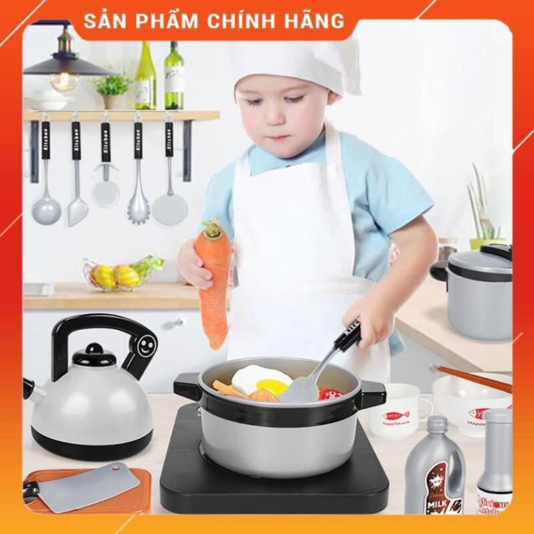 [Giảm 50%] Bộ Đồ Chơi Nấu Ăn 36 Món Cho Bé Tập Làm Đầu Bếp Sử Dụng Pin Như Thật