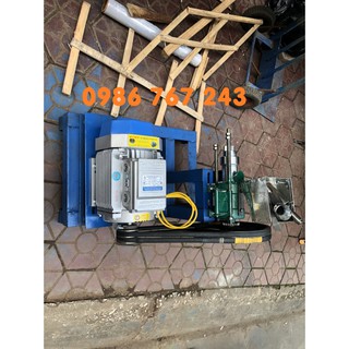Máy nổ bỏng gạo 1 pha, đầu 7 bec ra 7 loại bỏng