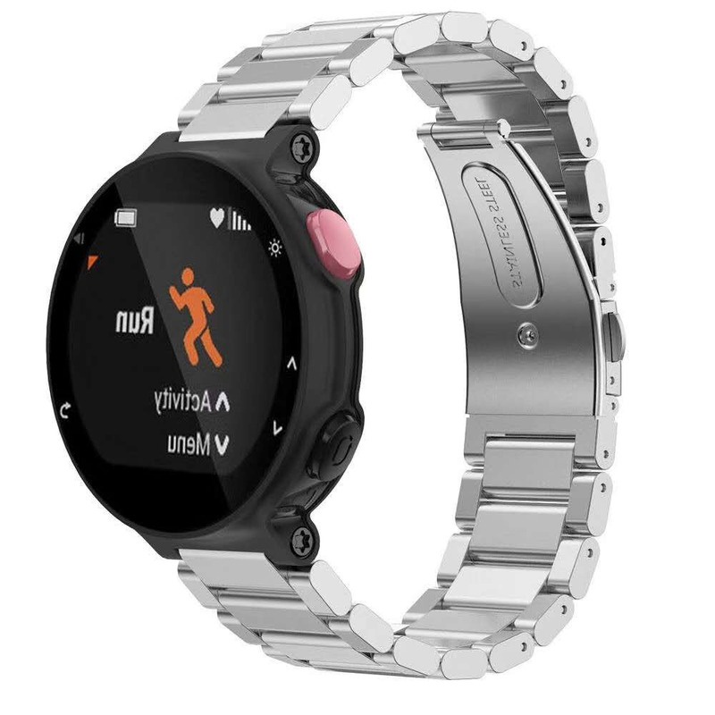 Dây đeo inox cho đồng hồ thông minh Garmin Forerunner 235 630 620 735 XT