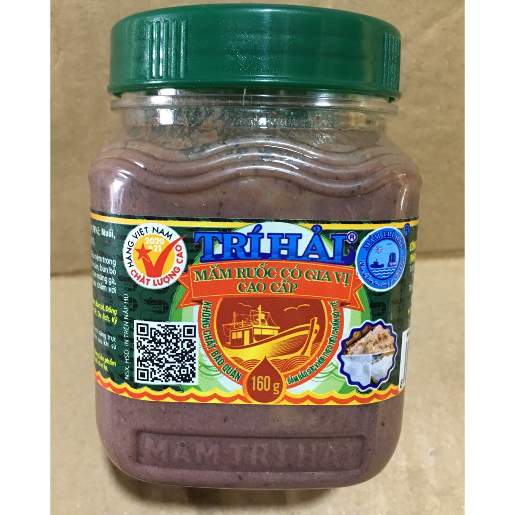 Mắm ruốc Trí Hải có gia vị cao cấp, đặc sản Bà Rịa-Vũng Tàu hũ nhỏ 160g