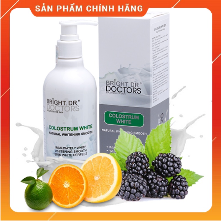 Tắm Trắng, Sữa Tắm Trắng Da BRIGHT DOCTOR Giúp Làn Da Trắng Sáng Mịn Màng Chai 300ml - Hàng Chính Hãng