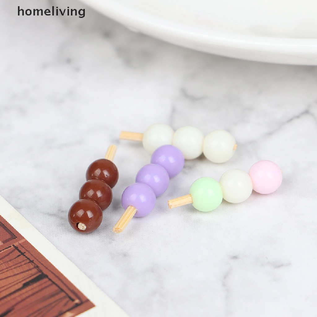 Set 3 Xiên Cơm Mini Hình Cá Phong Cách Nhật Bản Cho Nhà Búp Bê