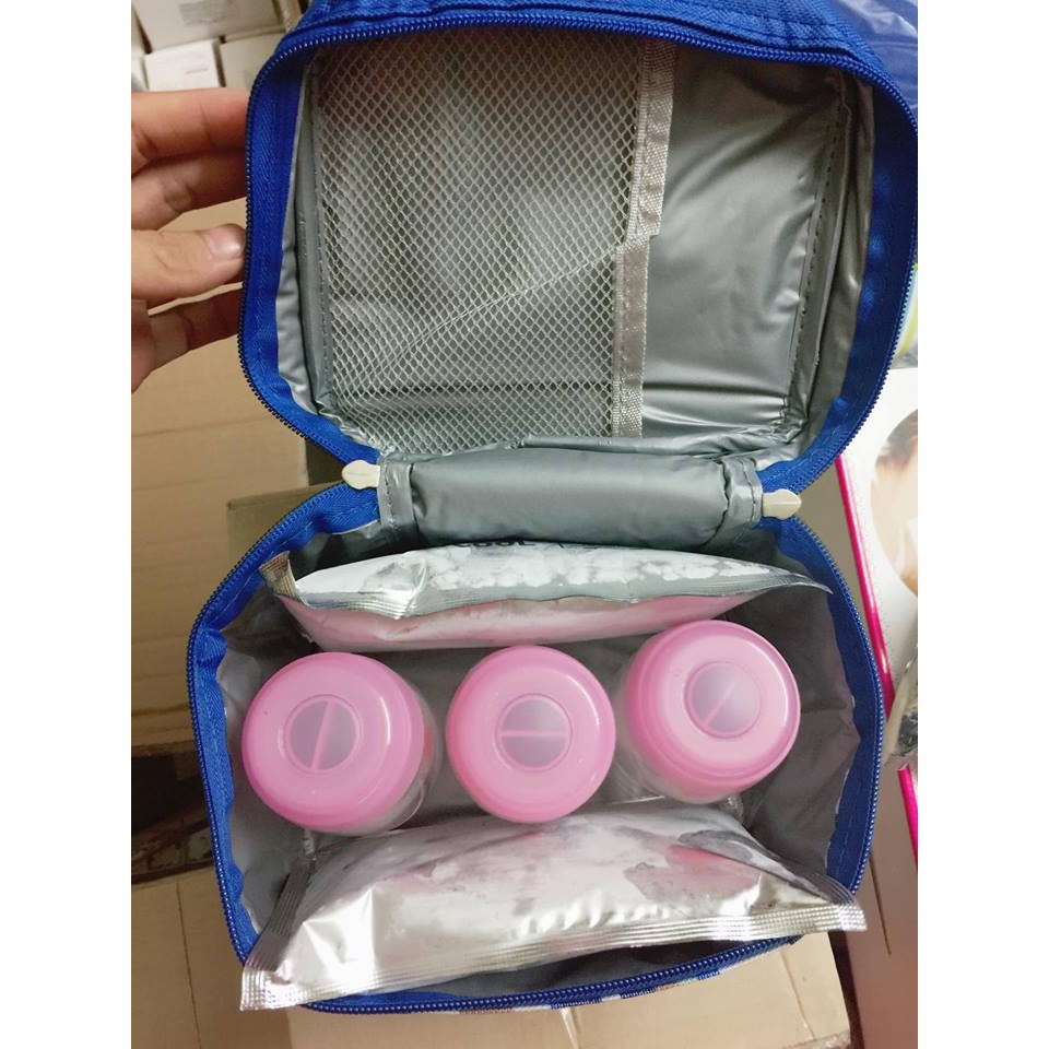 [Tặng 2 Đá 3 Sóng] Túi giữ nhiệt sọc dọc văn phòng kiểu dáng chất lượng đẹp | BigBuy360 - bigbuy360.vn