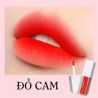 [Đỏ Cam] - Son Kem Dolly Không Chì Đỏ Cam  (tách set )