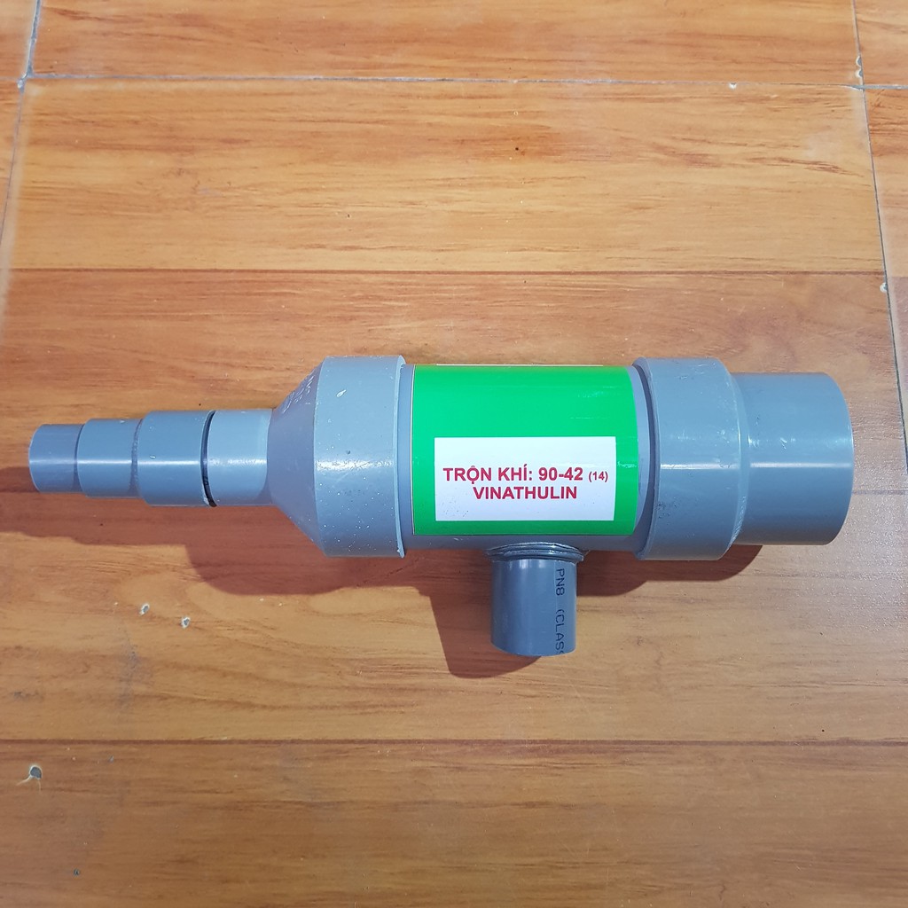 Bộ trộn khí VINATHULIN (Ejector) D90/42 trong xử lí nước giếng khoan nhiễm sắt