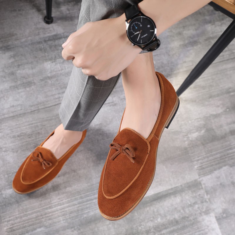 Giày lười 6322 nam da lộn của CXC