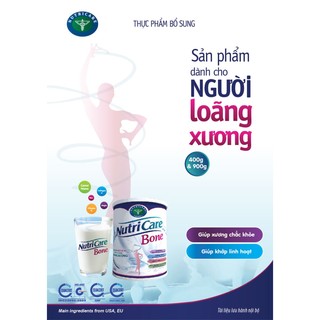 Combo 02 hộp nutricare bone - sữa bổ sung canxi- misubi