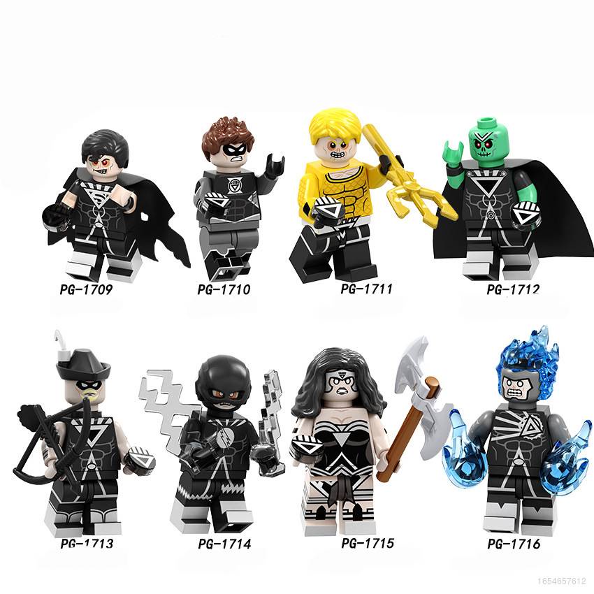 Mô Hình Đồ Chơi Lego Nhân Vật Siêu Anh Hùng The Flash Batman Superman Aquaman