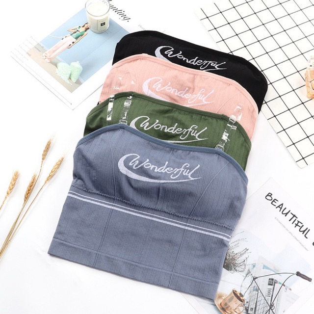 [XẢ SALE] ÁO BRA DỆT CÚP NGỰC CỰC XINH