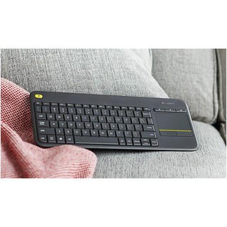 BÀN PHÍM LOGITECH K400 PLUS KHÔNG DÂY - Bàn phím không dây Logitech K400 Plus, lướt Internet từ sofa của bạn