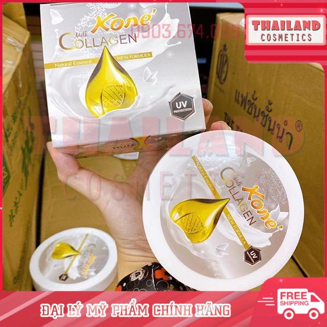 Kem Body Kone dưỡng trắng da Collagen, sữa dừa