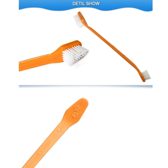 Bộ Bàn Chải Và Kem Đánh Răng Cho Chó Mèo - Hàng chuẩn an toàn cho bé Có thể nuốt được