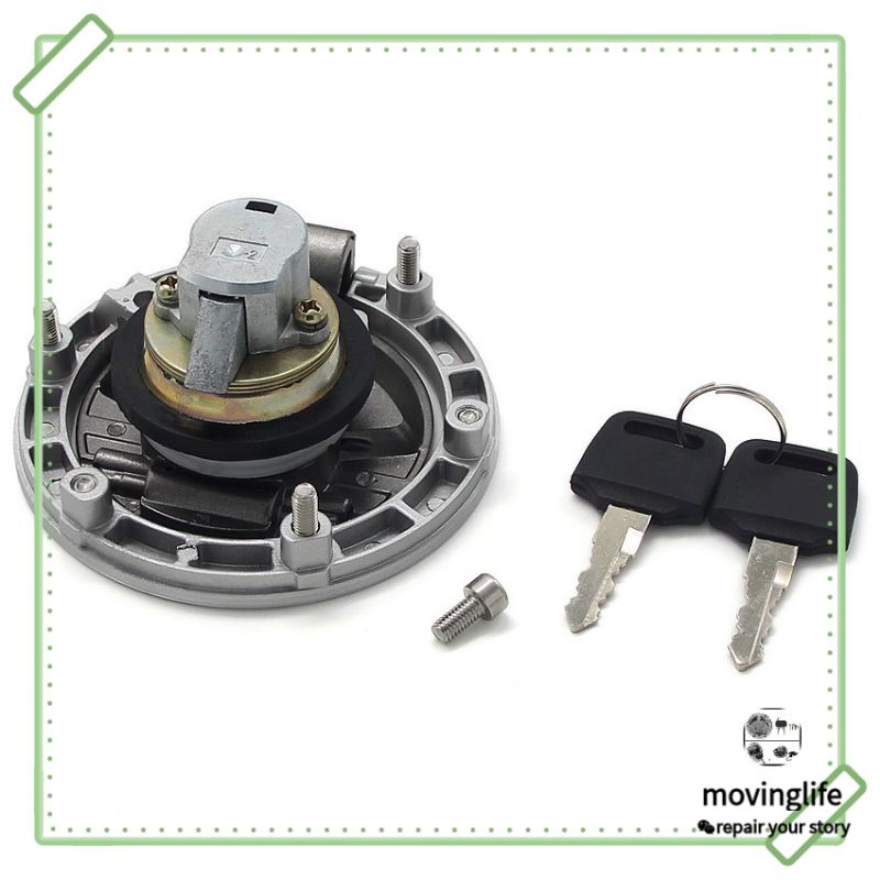 Bộ Ổ Khóa Bình Nhiên Liệu + Chìa Khóa Dành Cho Xe Mô Tô kawasaki ninja 250ninja300z250z250sl gpx demon gr200