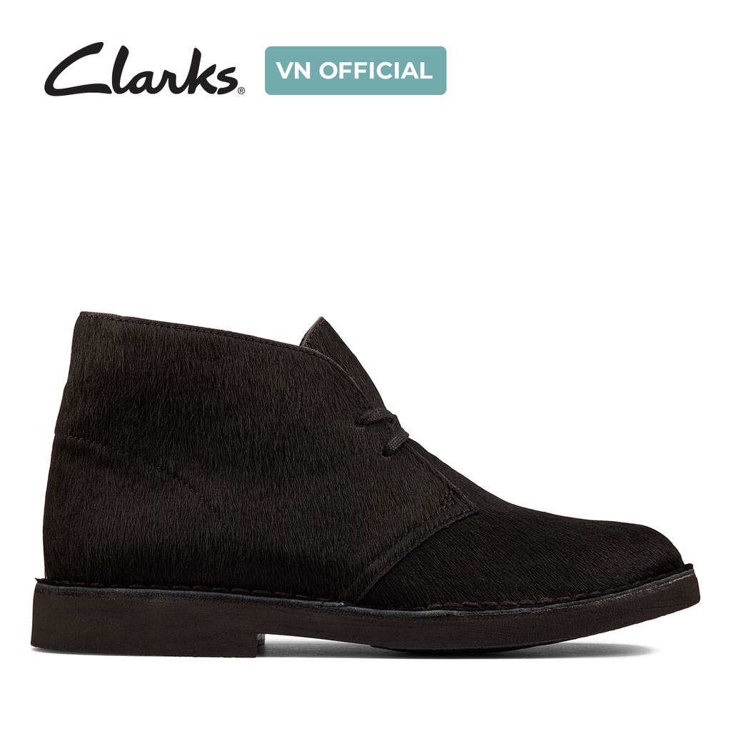 Giày Ankle Boot Nữ CLARKS Desert Boot 2 Màu Đen