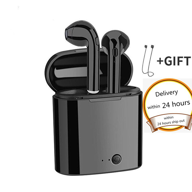 Double Bluetooth Earphone Wireless Earbuds + Charging Box For smart phone | BigBuy360 - bigbuy360.vn