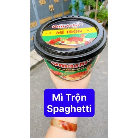 ( 12K / Tô TO ) 🍝🍝 🧀🧀 🍅🍅  Mì TRỘN #Spaghetti + #Phomai_Trứng_Muối Omachi 105gram  ( #NGON XỈU )