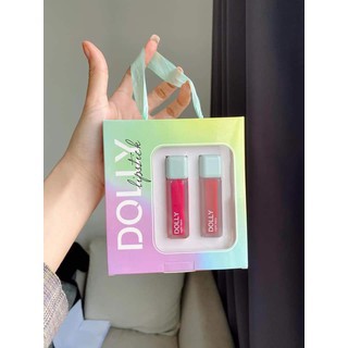 Son kem lì Màu "ĐỎ R.U.O.U VANG" DOLLY SUPER MATTE chính hãng không chì, MUA 1 TẶNG 1