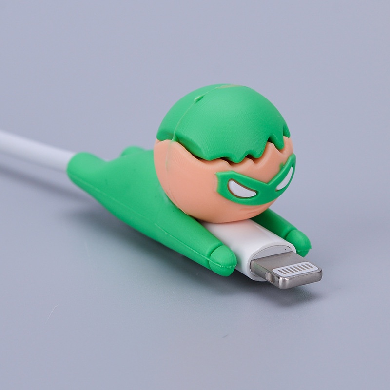 Phụ kiện bảo vệ dây cáp kiểu dáng hoạt hình dễ thương cho Apple