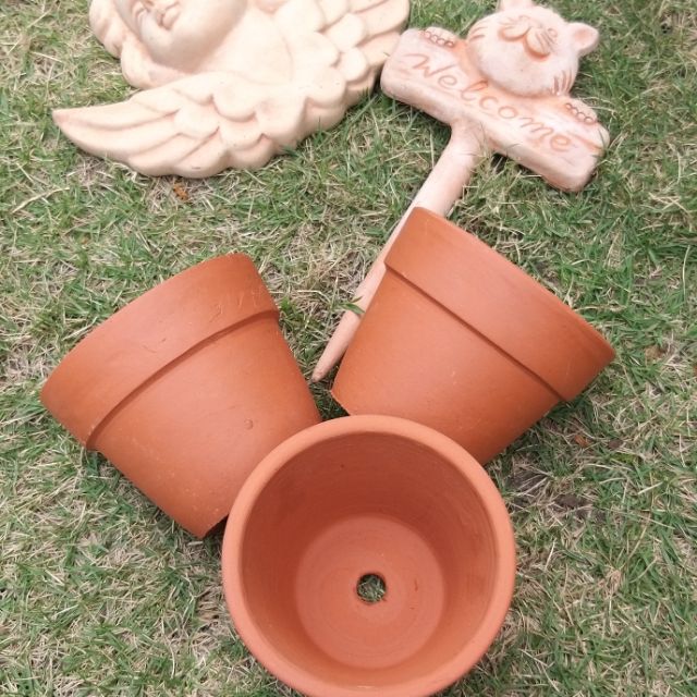 Chậu đất nung mini trung 9×8