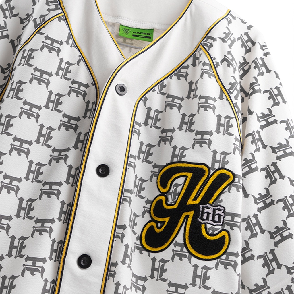 Áo Sơ Mi Tay Lỡ Unisex ROYALTY CLUB BASEBALL Vải Chân Cua - HADES Brand Chính Hãng