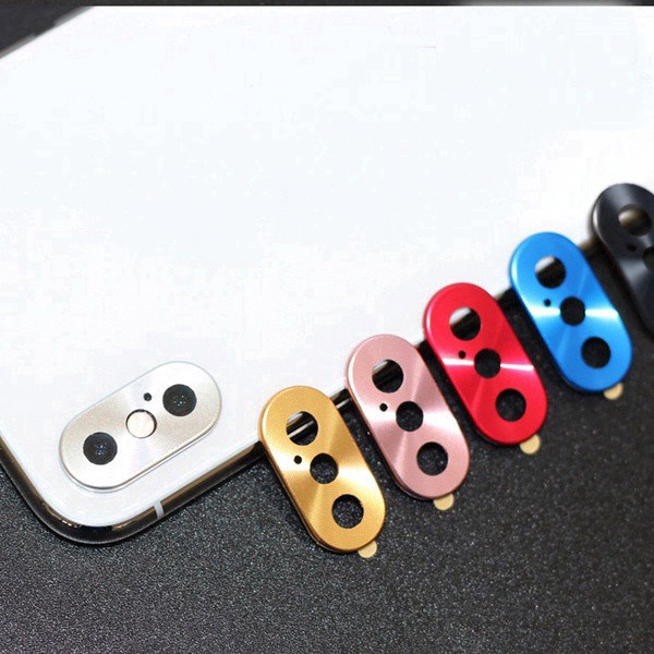 Vòng kính bảo vệ kim loại cho camera sau cho iPhone 7 8 Plus X XR XS 11 Pro Max cường lực