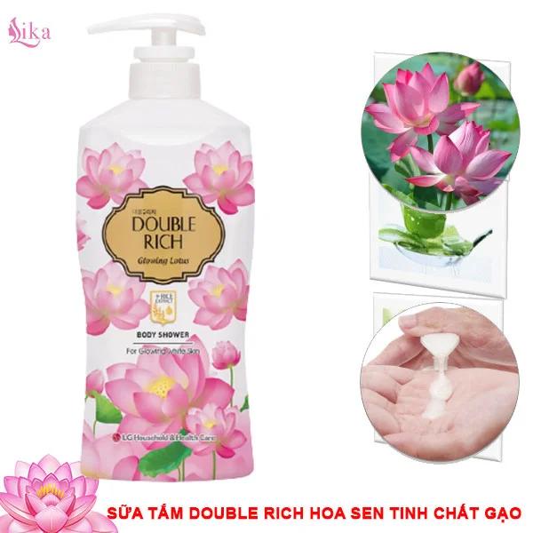 Sữa Tắm Double Rich Cấp Ẩm, Dưỡng Sáng, Mềm Mại Da Hương Hoa Body Shower