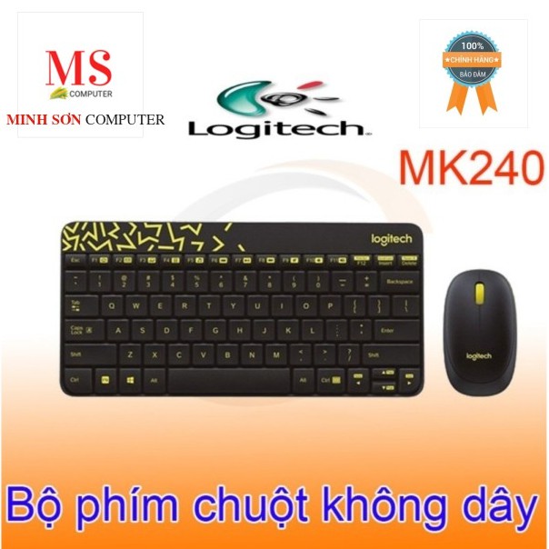 Bộ bàn phím chuột không dây MK240 chính hãng