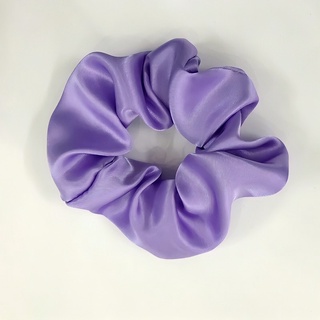 Cột tóc scrunchies vải phi bóng mềm mịn