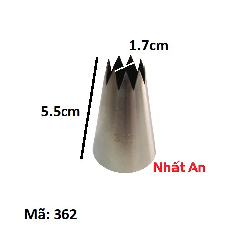 Đui bắt bông kem số 362