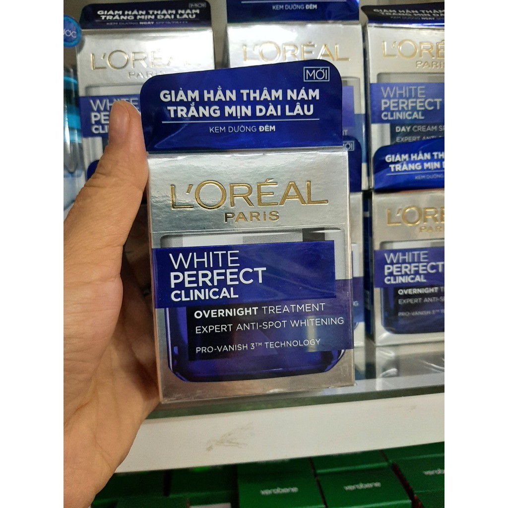 Bộ Kem Dưỡng Da Ngày Và Đêm L'Oreal Paris White Perfect Clinical 50ml