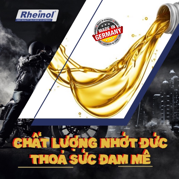 Dầu Nhớt mô tô Rheinol FOUKE 4T 10W30 - Hàng nhập khẩu Đức 1L