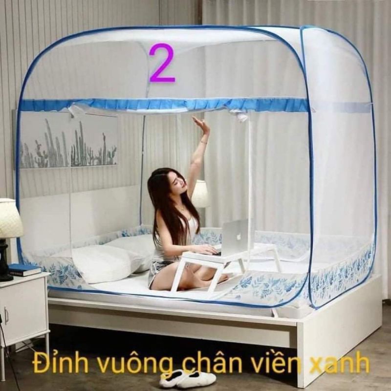 Màn chụp  tự bung đình vuông cao 1m75