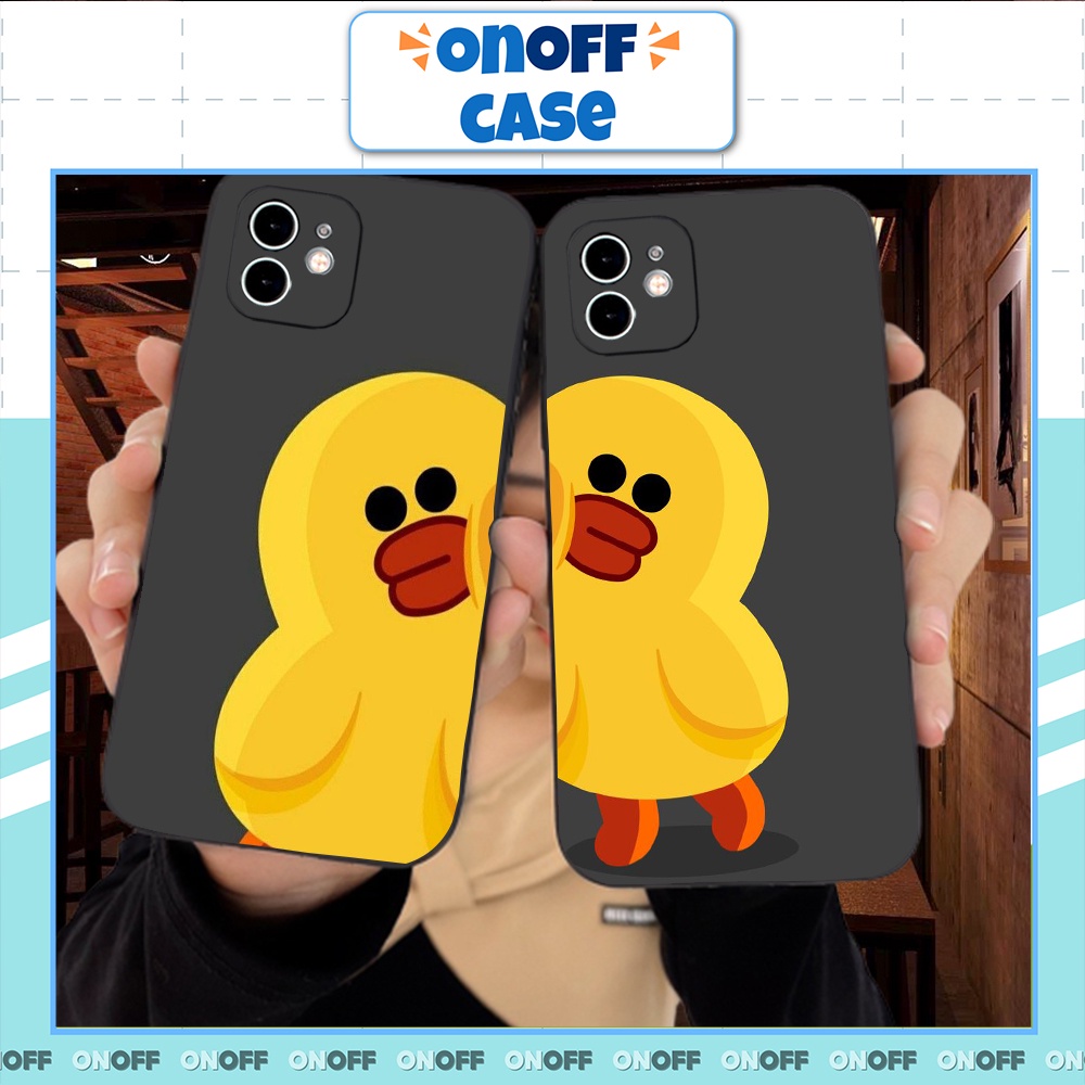 Ốp Lưng Iphone TPU Cạnh Vuông Couple Duck, BVC Iph6/6plus/6s/6splus/7/7plus/8/8plus/x/xs/11/12/pro/13/promax